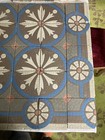 Marked Aetco Alhambra Fireplace Tiles     33 Floral Hearth 6x6s     Antique Set