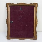 Vtg Gold Ornate Solid Wood Picture Frame Fits 8x10 Glass Grandmacore Cottagecore