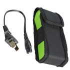 Police 5million Volt Rechargeable Stun Gun Self-defense Led Flashlight With Case