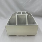 Designstyles Shabby Chic 12 Compartment Spinning Organizer Vanity Bathroom