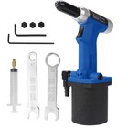 1 4  Rivnut Air Pneumatic Oil Pressure Rivet Nut Riveter Gun Riveting Power Tool