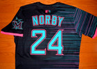 Miami Marlins Connor Norby Game Issued Un Worn 2025 City Connect Jersey W holo