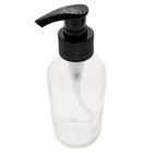 New  Glass Empty Massage Oil lotion Bottle With Pump For Oil Holsters - 3 Sizes