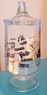 Vintage Las Vegas Glass Candy Storage Jar Lid   Footed Base Euc Defunct Hotels