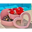 Premium Quality Heart Shaped Flower Box Gift Boxes For Luxury Flower And Gift   