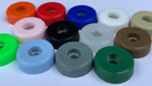 3 4  Dia Cutting Board Rubber Bumpers Low Profile Silicone Black Clear Stainless