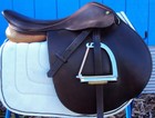 Collegiate Rd English jump Saddle - 18 1 2  Seat - Great    Cross Country