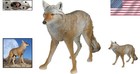 Outdoor Lone Howler Coyote Decoy For Wildlife Control