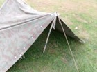 Ww2 Swiss M31 Splittertarnmuster Tent - 2 Halves  Poles And Stakes