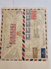 1952 Thailand Registered Airmail Cover Bangkok Tochicagousa King Bhumibol Stamps