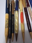 9 Estate Vintage Mechanical Pencils Advertising All Work W  Lead