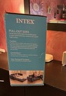 Intex 66552ep Pull-out Inflatable Sofa - Gray