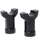 Cnc 1 25  Handlebar 3 5     Risers Kit For Harley Breakout Fxsb Fxbr Fxbrs Black