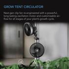 Cloudray S6 2-pack  Grow Tent Clip Fan 6     Ip-54 Rated  Auto Oscillation