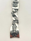 Gothic Cross Link Metal Watch Band Silver Tone 20mm Lug 6 7in 3 1oz   j800   