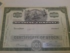 Stock Certificates Railroad Lot 9 Certificates Assorted Railroads   1