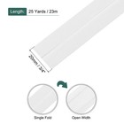 3 4 Inch Single Fold Bias Tape Cotton For Sewing white 25 Yards 