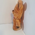 Applause Rust Vintage Plush Teddy Bear Red Plaid Bow Brown Nose Hands Feet Ears 