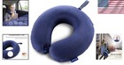 Ergonomic Travel Neck Support Pillow For Restful Journeys - Soft Velvet Cover