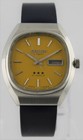 Vintage Citizen Classic 8200 Automatic Yellow Dial Day Date Watch Serviced