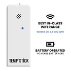 Temp Stick Wifi Temperature   Humidity Sensor 24 7 Monitoring   Alerts  black 