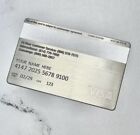 Custom - Jp Morgan Reserve Palladium Silver Metal Novelty Card