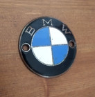 Vintage Bmw Motorcycle 6cm Enameled Tank Emblem R51-r25-r67  1950-55