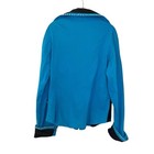 Rod   s Rhinestone Embellished Western Cowgirl Show Shirt Rodeo Blue Black Zip Xl