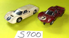Strombecker Vintage Slot Cars 1 32 Pair Of Cars No  Seven Maroon   No  One White