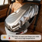 Baby Car Seat Sun Shade Cover Heat Reflective Infant Car Seat Protector Uv Shiel