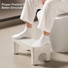 6 7 Inch Toilet Stool Squat Adult  Poop For Bathroom  1pcs  White