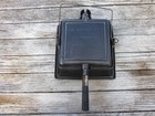 Wagner Mfg Sidney Cast Iron Square Waffle Iron High Base 1910 Restored Nice  