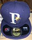 Princeton Rays New Era 5950 On Field Home Cap Hat Nwt Size 7 5 8 Tampa Bay