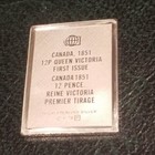 1851 Canada Queen Victoria Sterling Silver Stamp Ingot Postmasters Society 