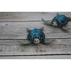 Turtle Figurine Sea Turtle Figurine Set Of Two Turtle D  cor Turtle Sculpture Sea