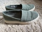 Authentic Toms Wear Good Slip-on Flats Sage Green Used