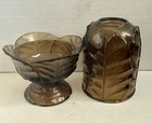 Viking Cabbage Fairy Lamp Nutmeg Brown Excellent Condition   
