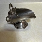 Antique Sugar Scuttle - Pewter Pedestal Bowl Pattern C 3 Circa 1850s Victorian