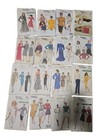 Vintage Vogue Sewing Patterns Cut Lot Of 50 1980s 1990s Designer Used