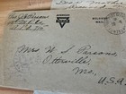 Wwi Aef Letter 42nd Mp  New Blankets To Go To France  Orders To Go Home 