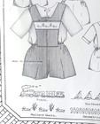 Vtg Heirloom Sewing Pattern Child Romper Karen s Shadow Stitching 3 4 5 Uncut