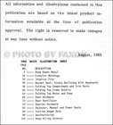 1966 Buick Fisher Body Parts Illustration Book 50 Exploded Views Part Names