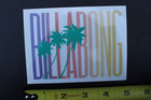 Billabong Surfboards Pastel White Palm Tree Aloha V50b Vintage Surfing Sticker
