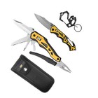 Cat 3 Piece 10-in-1 Multi-tool  Knife  And Key Chain Gift Box Set - 240357