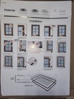 Diy Magnetic Window Screen Mesh Kit Adjustable Max 72x48 White Frame New