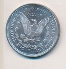 1988 Morgan Dollar Design 1 One Troy Ounce 999 Silver Round