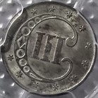 1851 3 Cent Silver 3c Three Cent Pcgs Ms-63
