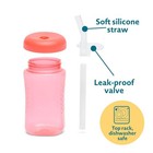 The First Years Squeeze   Sip Toddler Straw Cups - Small  Blue yellow red