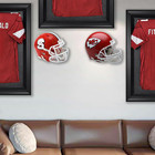 Hidden Football Helmet Wall Mount Display  Heavy Duty Metal Hanger Holder For Fu