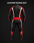 Leather Racing Suit   Custom Motorcycle Biker Track Suit   Premium Protective Ri